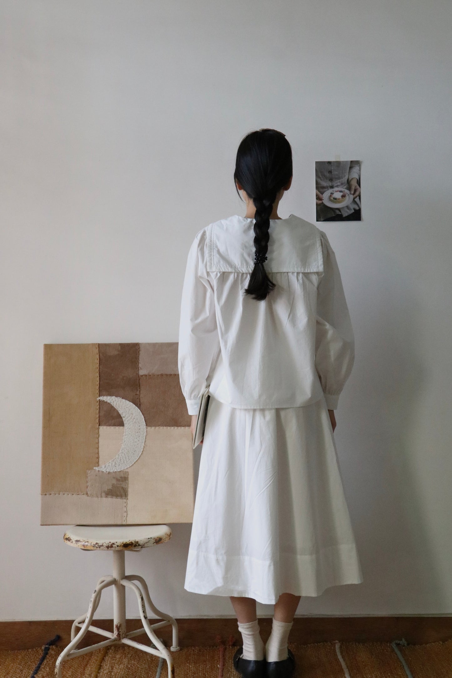 Cloud | soft white blouse