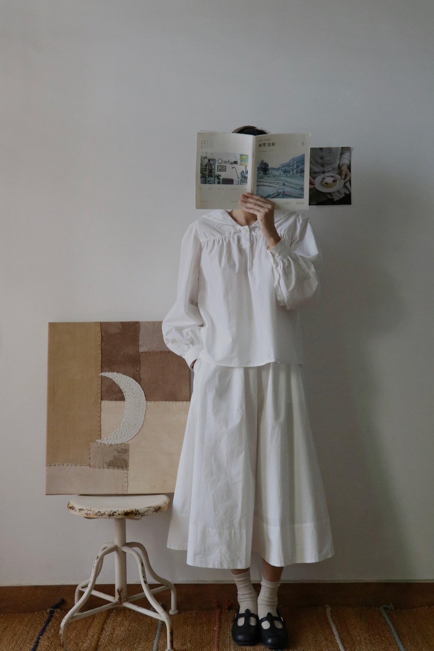 Cloud | soft white blouse