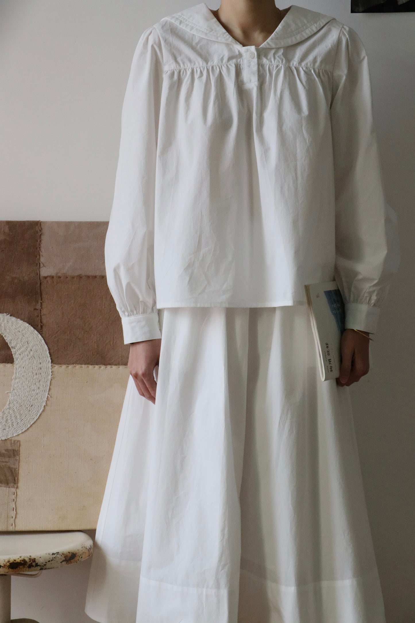 Cloud | soft white blouse