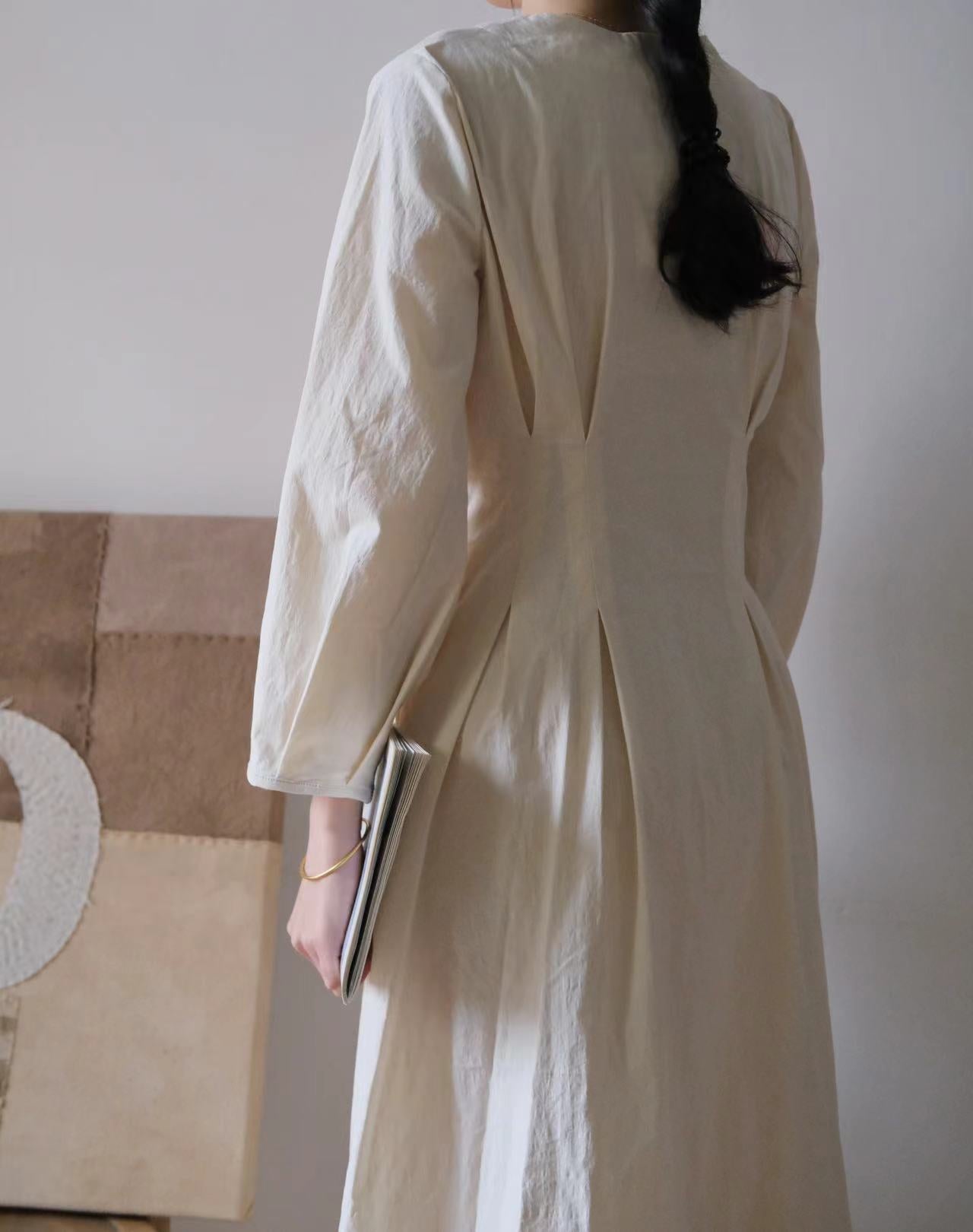 Jasmine dress | beige dress