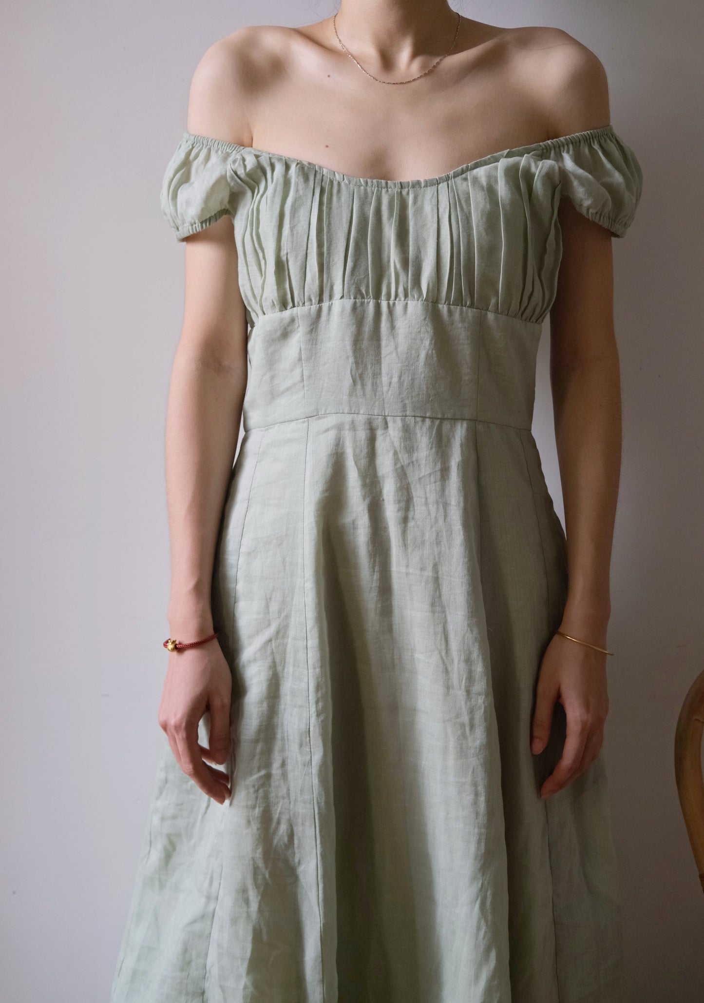 Nymia | Green Linen Dress