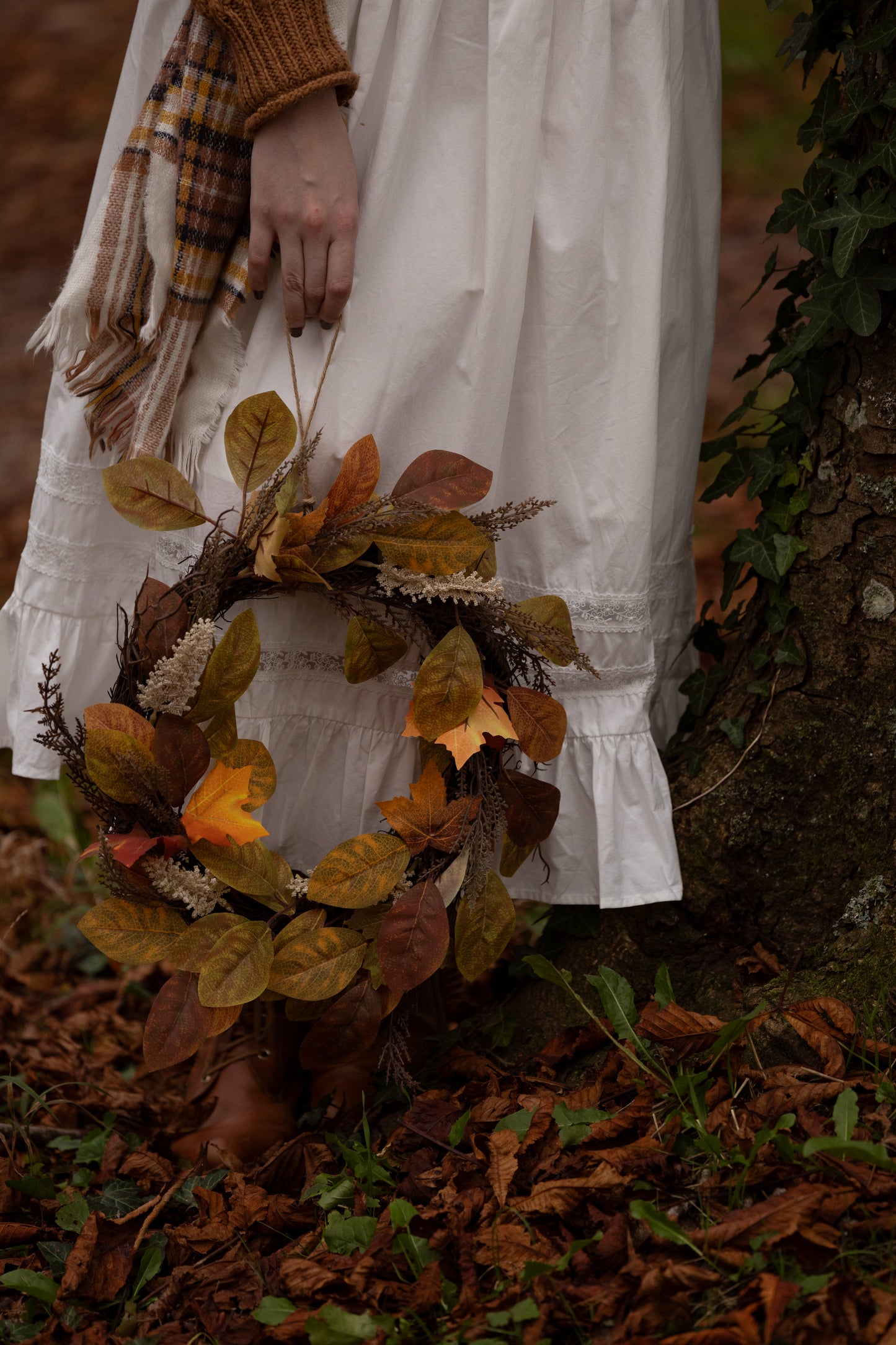 Lily of the Valley Skirt | white cotton skirt