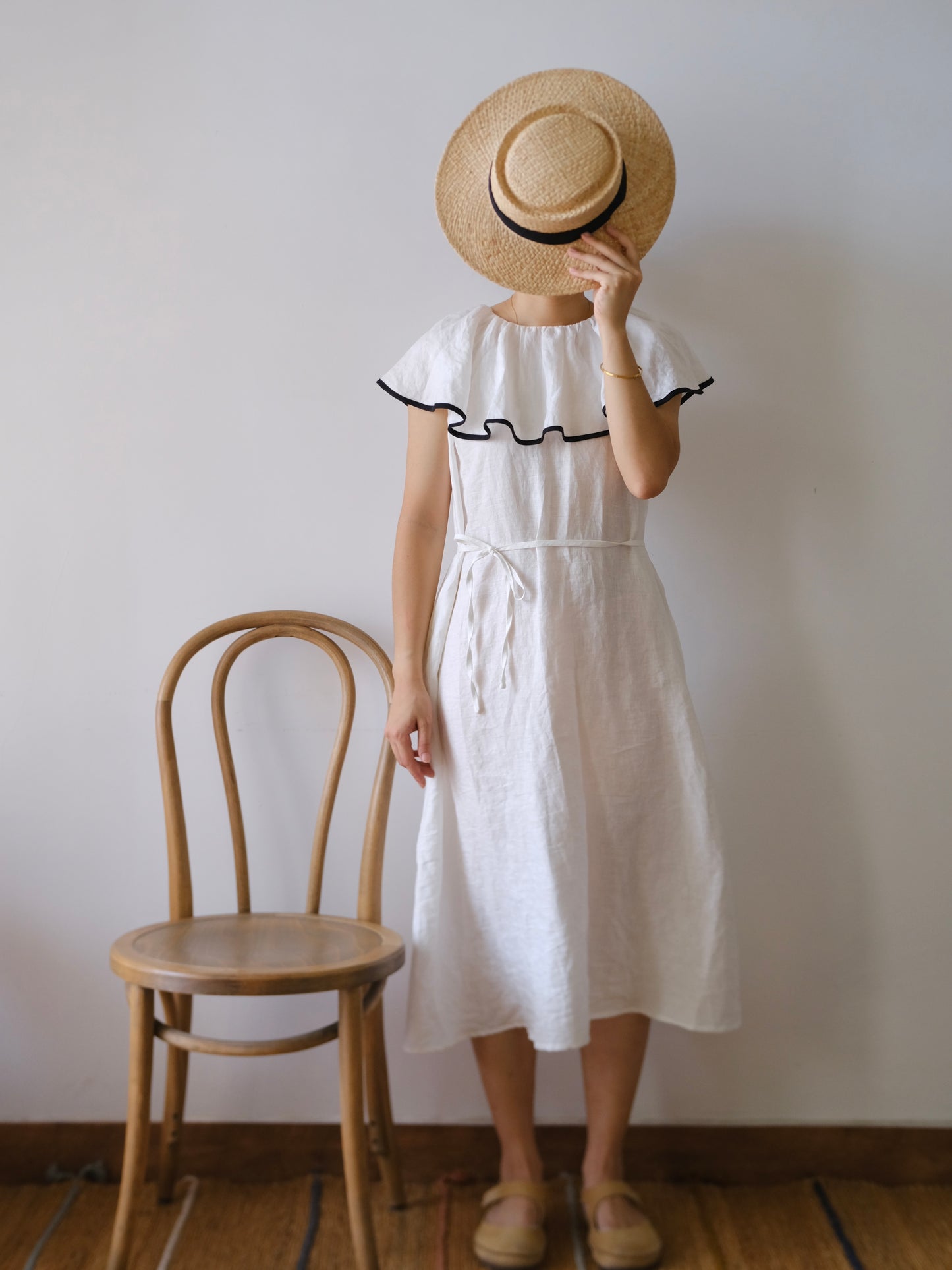 White Rose | Linen dress