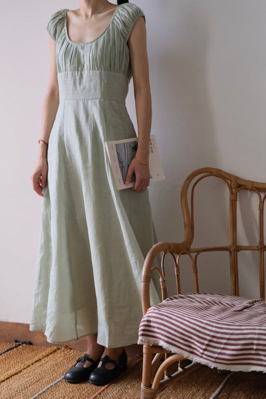Nymia | Green Linen Dress