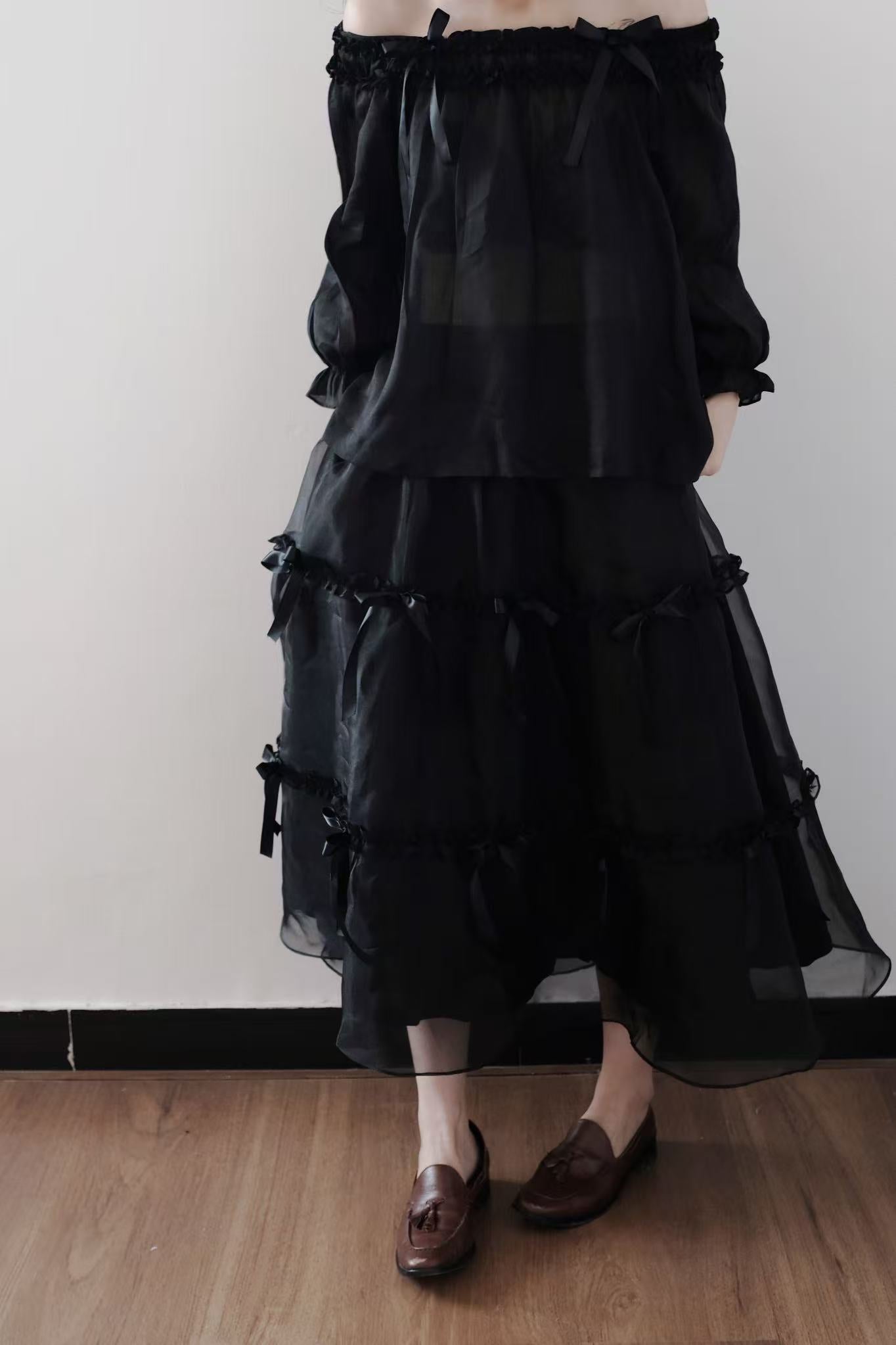 Butterfly | Handmade Ramie Off-Shoulder Top