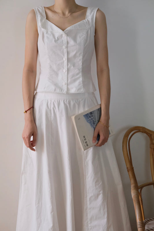 Clara | Cotton Lace top