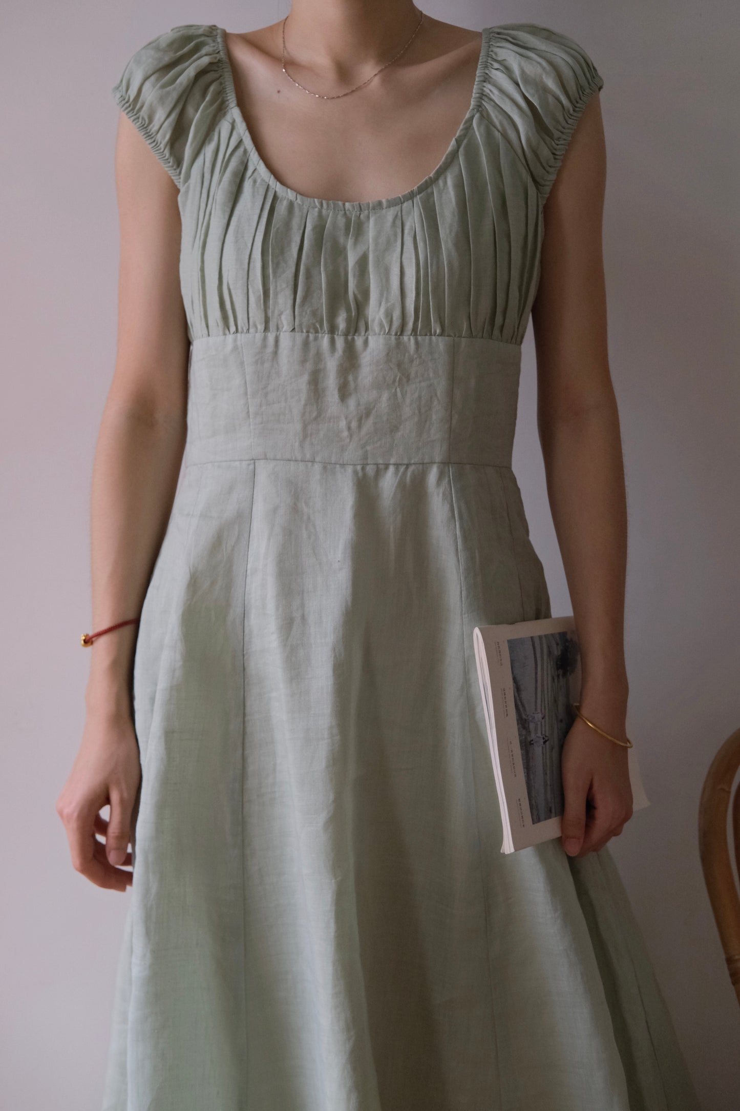 Nymia | Green Linen Dress