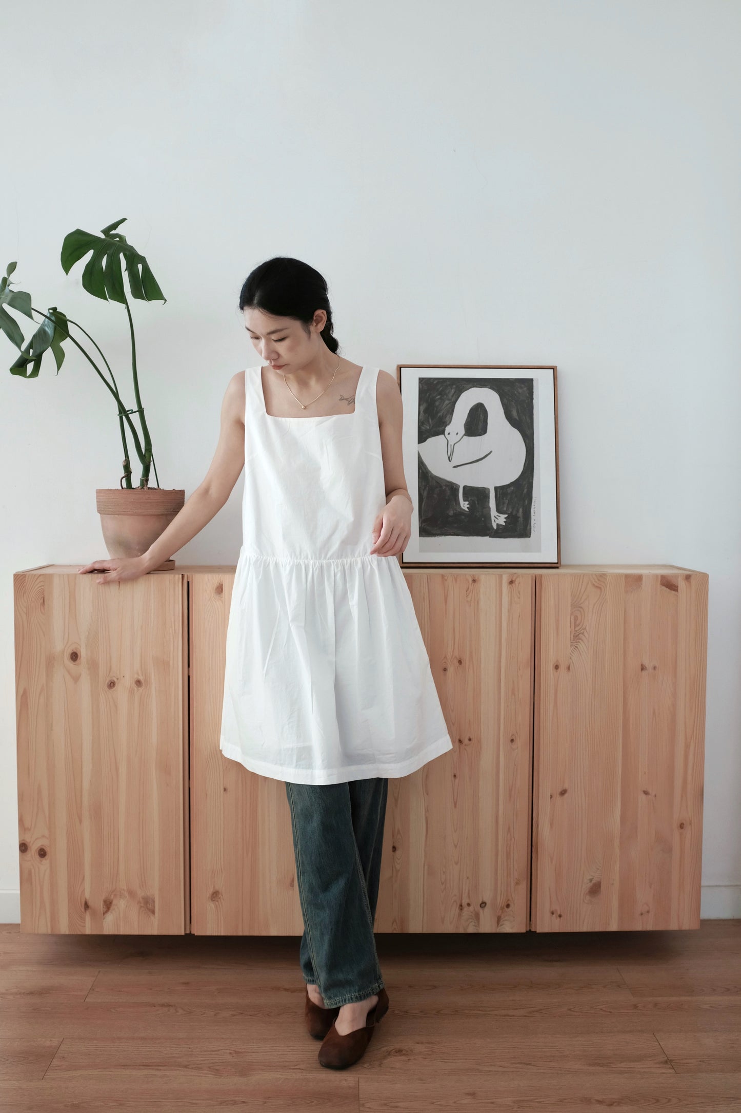 Lily | cotton midi dress