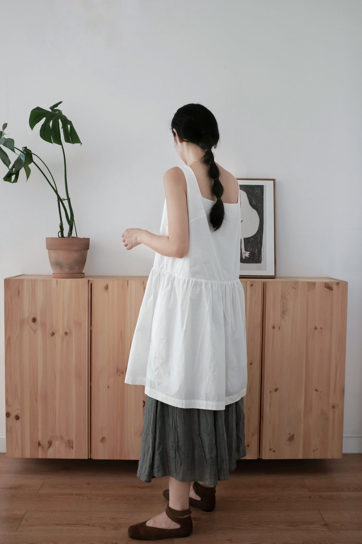 Lily | cotton midi dress