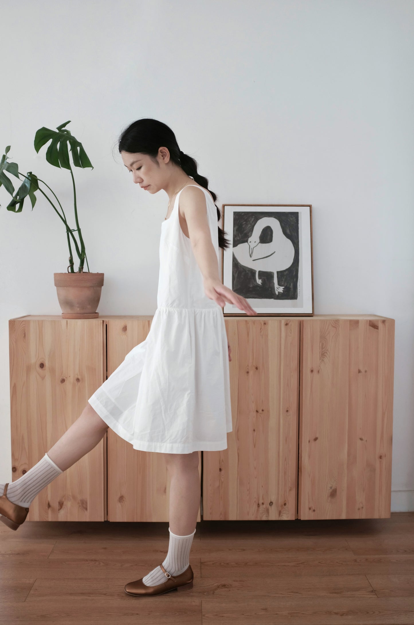 Lily | cotton midi dress